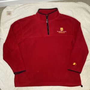 Y2K Starter Florida State Seminoles 1/4 Zip Fleece Pullover: Size XXL